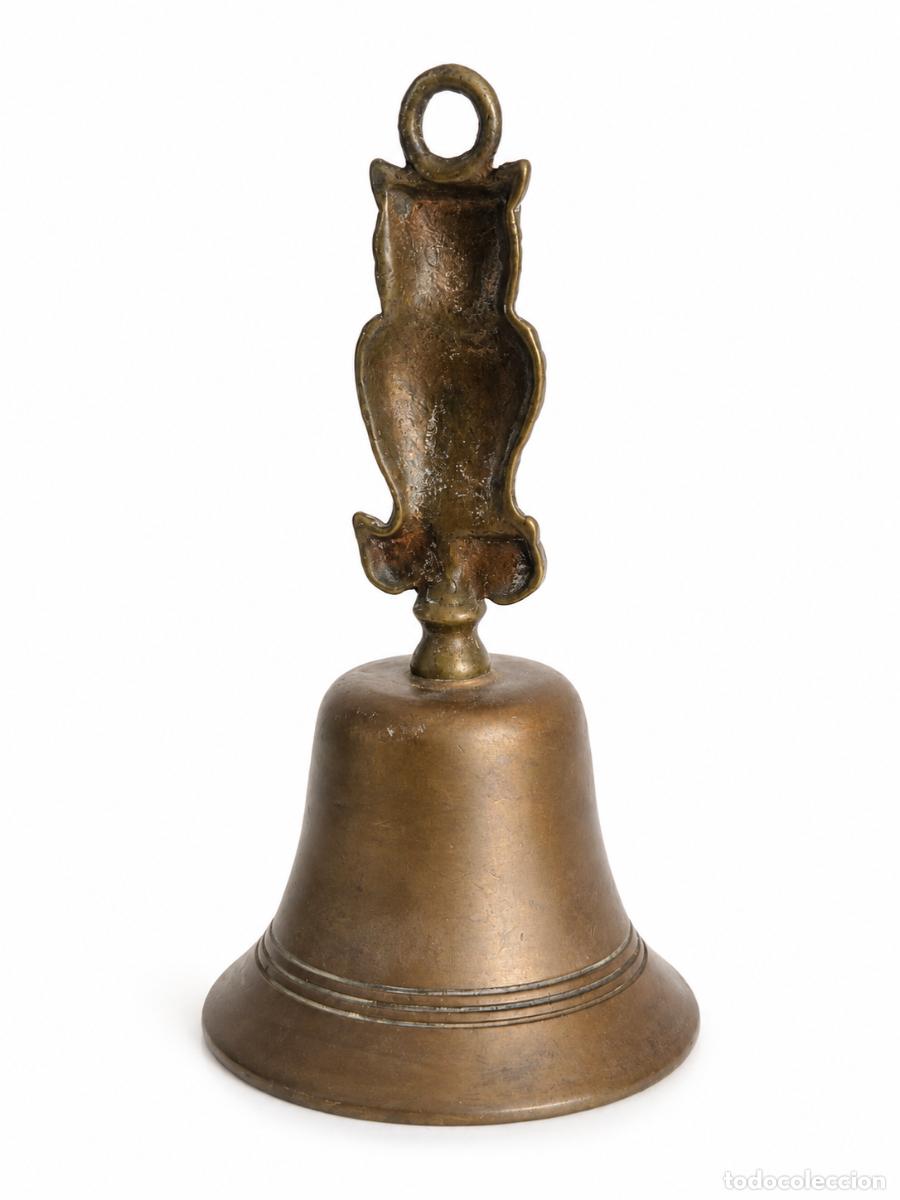 Antig&uuml;edades: Campana con silueta de B&uacute;ho | Campana con Sonido Angelical