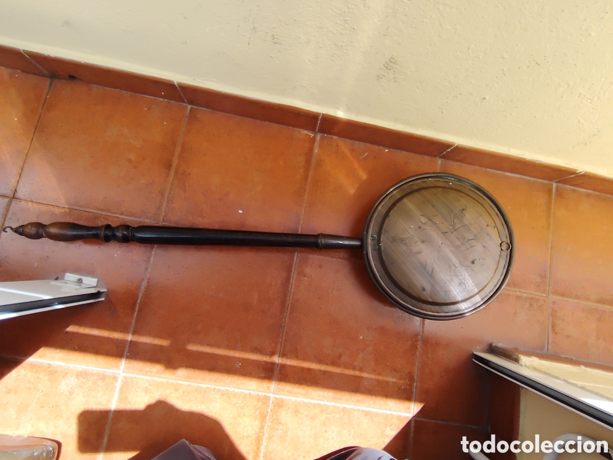 Antig&uuml;edades: ANTIGUO CALIENTACAMAS INGL&Eacute;S DE 1880