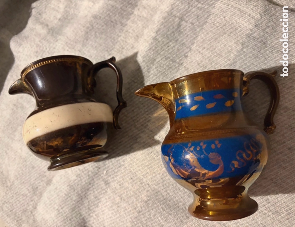Antig&uuml;edades: Lote de 2 jarras Bristol - Foto 1