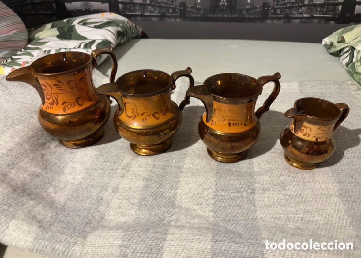 Antig&uuml;edades: Lote de 4 jarras Bristol - Foto 1