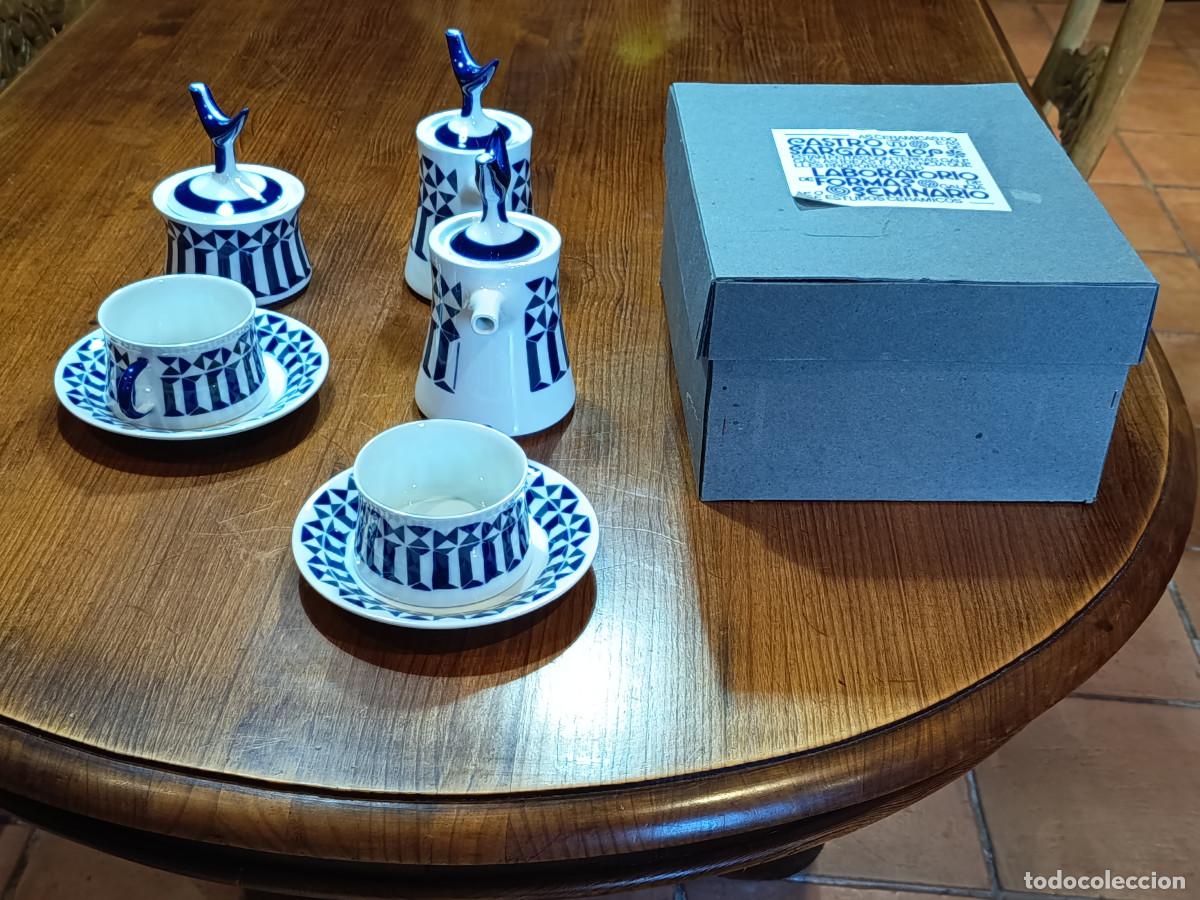 Antig&uuml;edades: Juego de Desayuno T&uacute; y Yo Sargadelos - Modelo Monf&eacute;rico (Completo con Caja Original)