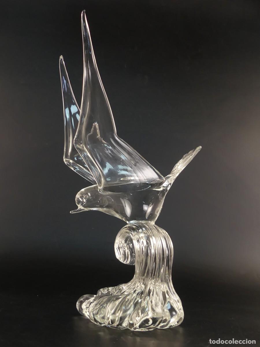 Antiques: BONITA FIGURA DE CRISTAL - PAJARO