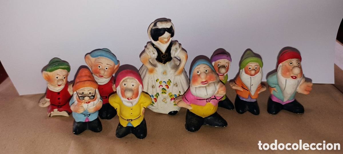 Antiguidades: Blancanieves figuras