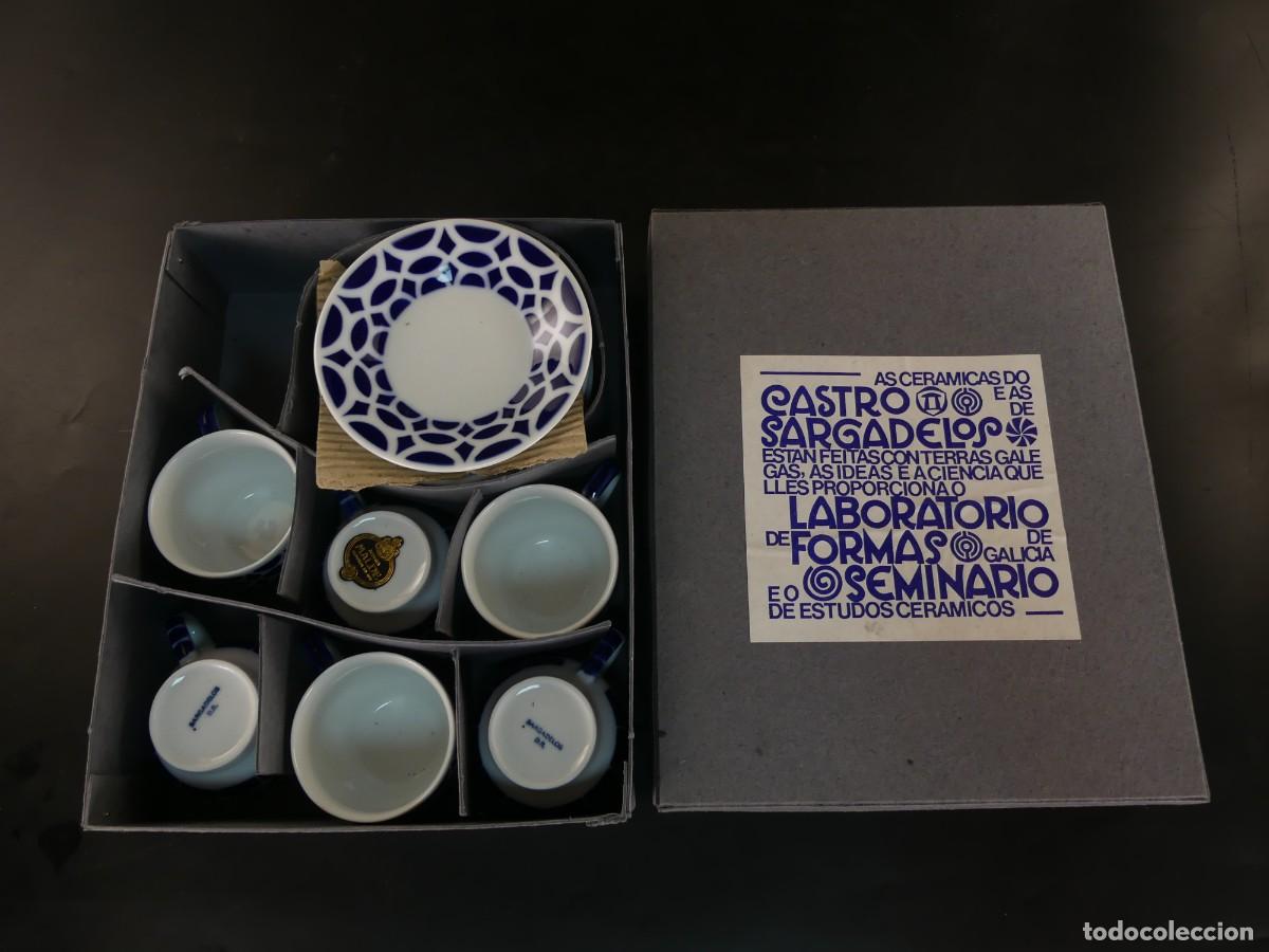 Antiquit&auml;ten: JUEGO DE CAFE DE PORCELANA DE SARGADELOS CON CAJA