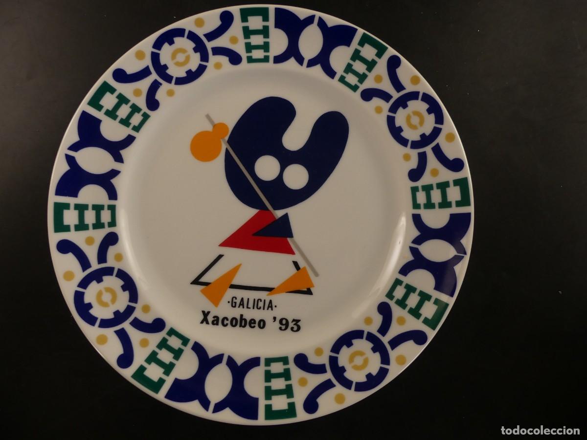 Antiquit&auml;ten: PLATO DE PORCELANA XACOBEO 93 GALICIA