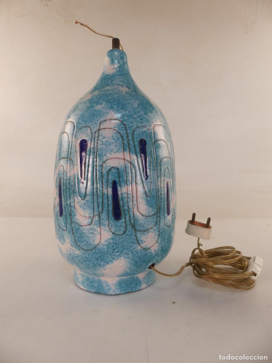 Antiquit&eacute;s: PRECIOSA LAMPARA DE CERAMICA SELLADA SIMONET