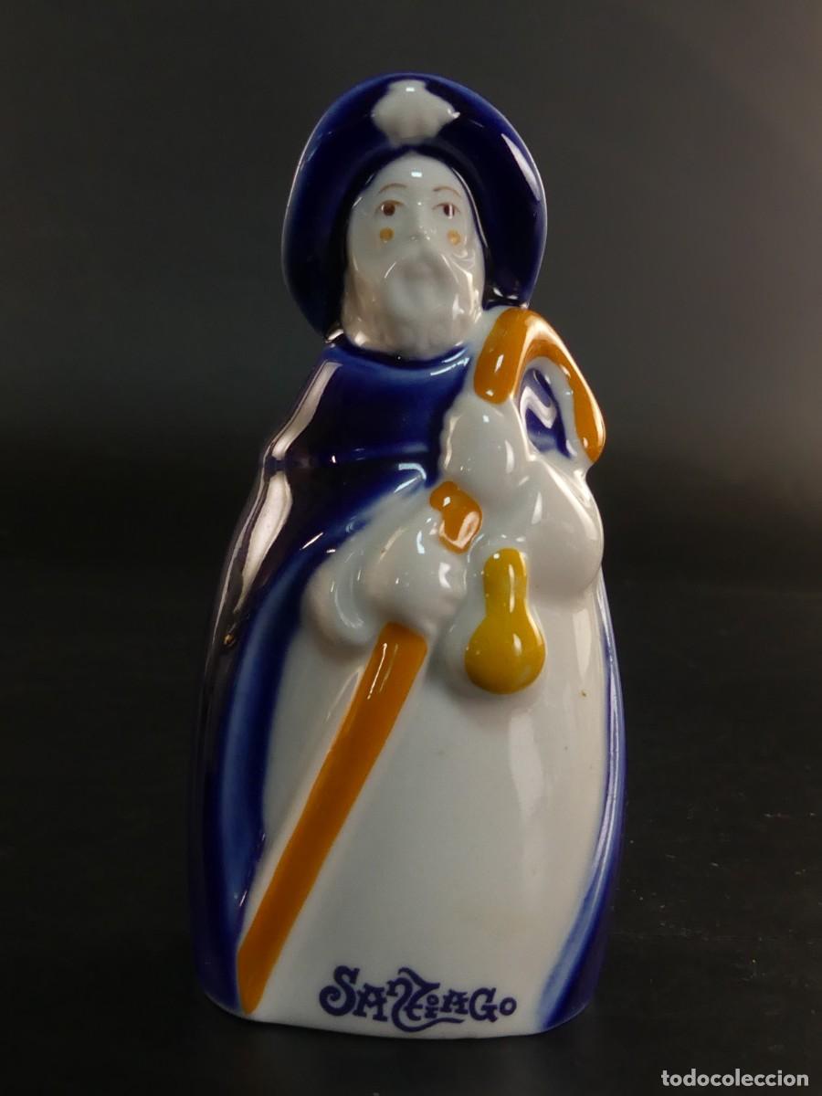 Antiquit&eacute;s: FIGURA DE APOSTOL SANTIAGO DE PORCELANA DE GALOS