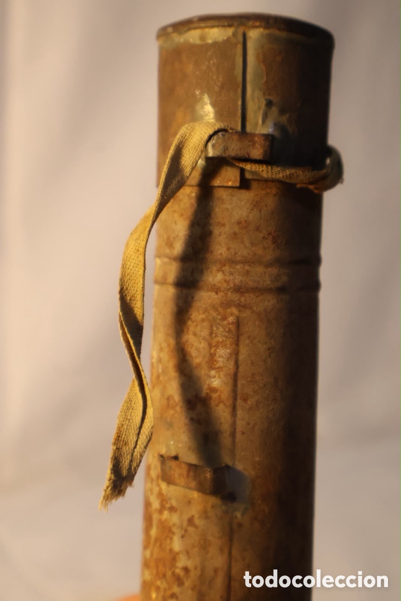Antig&uuml;edades: TUBO PORTADOCUMENTOS EJ&Eacute;RCITO - Foto 7