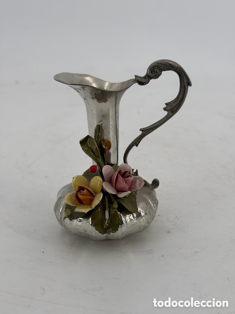 Antig&uuml;edades: Jarr&oacute;n con Cer&aacute;mica Capodimonte - Foto 2