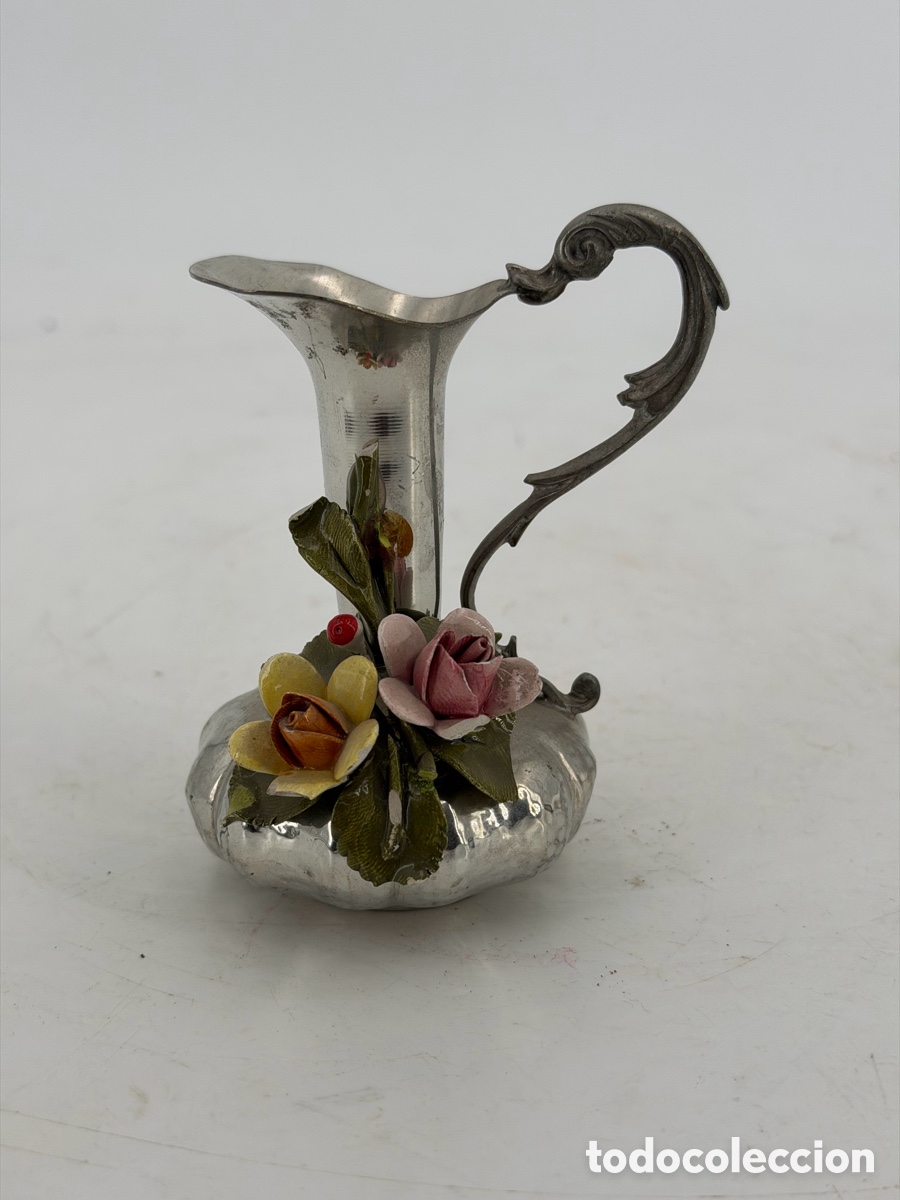 Antig&uuml;edades: Jarr&oacute;n con Cer&aacute;mica Capodimonte - Foto 3