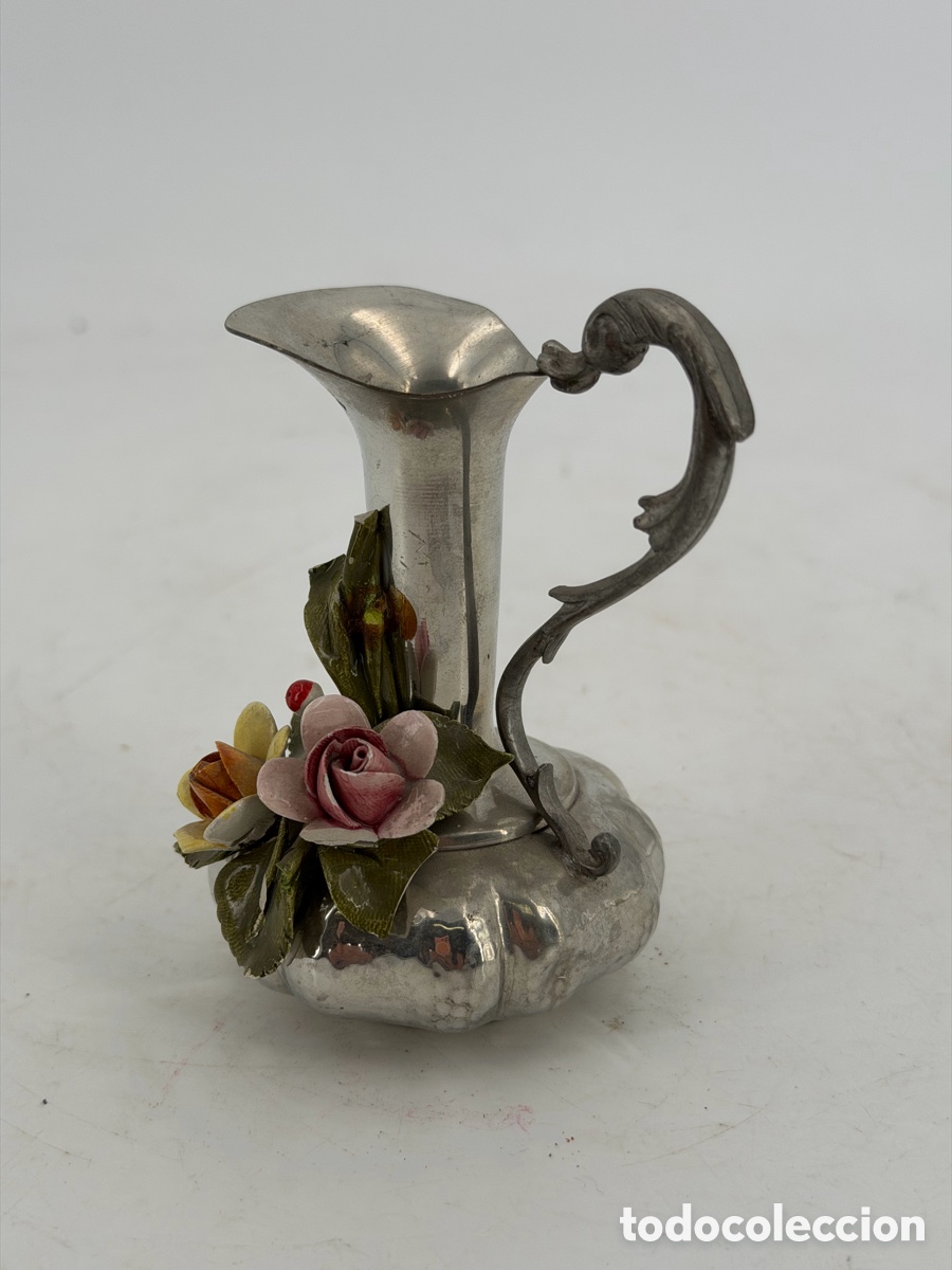 Antig&uuml;edades: Jarr&oacute;n con Cer&aacute;mica Capodimonte - Foto 4