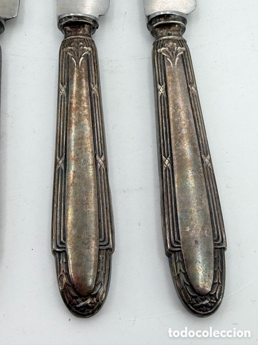 Antig&uuml;edades: Antiguos Cuchillos de Plata 800 - Foto 5