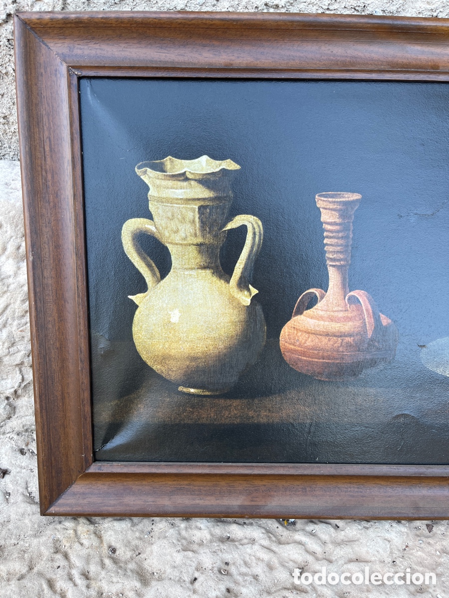 Antig&uuml;edades: Cuadro vintage estilo bodeg&oacute;n - Foto 2
