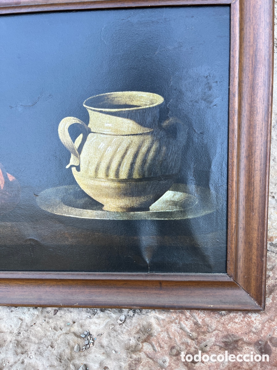 Antig&uuml;edades: Cuadro vintage estilo bodeg&oacute;n - Foto 3