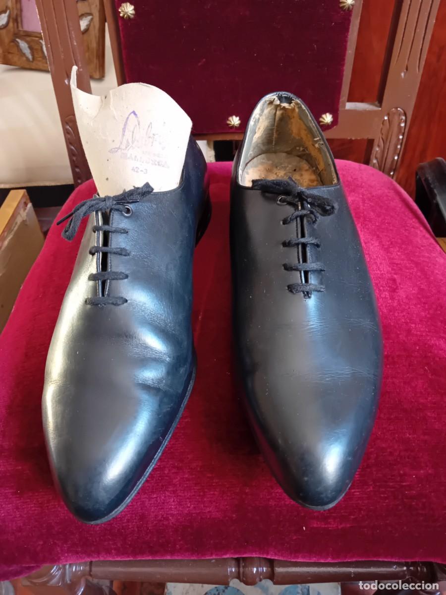 Antig&uuml;edades: Zapatos f&aacute;brica Llabr&eacute;s ,Loo Seta, Mallorca, n&uacute;mero 42-43 d&eacute;cada de los 60
