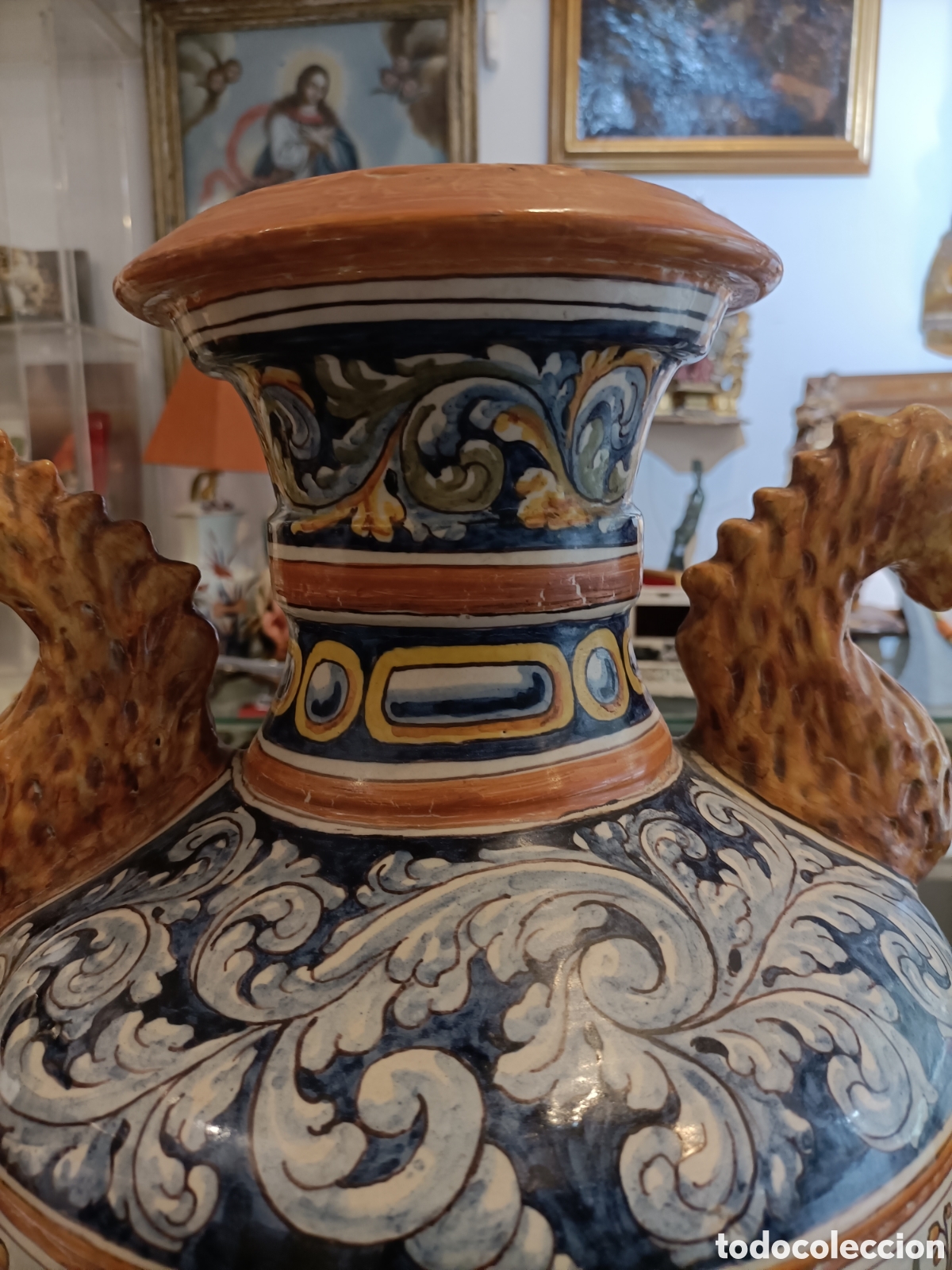Antig&uuml;edades: Jarr&oacute;n de Talavera de Niveiro. - Foto 7