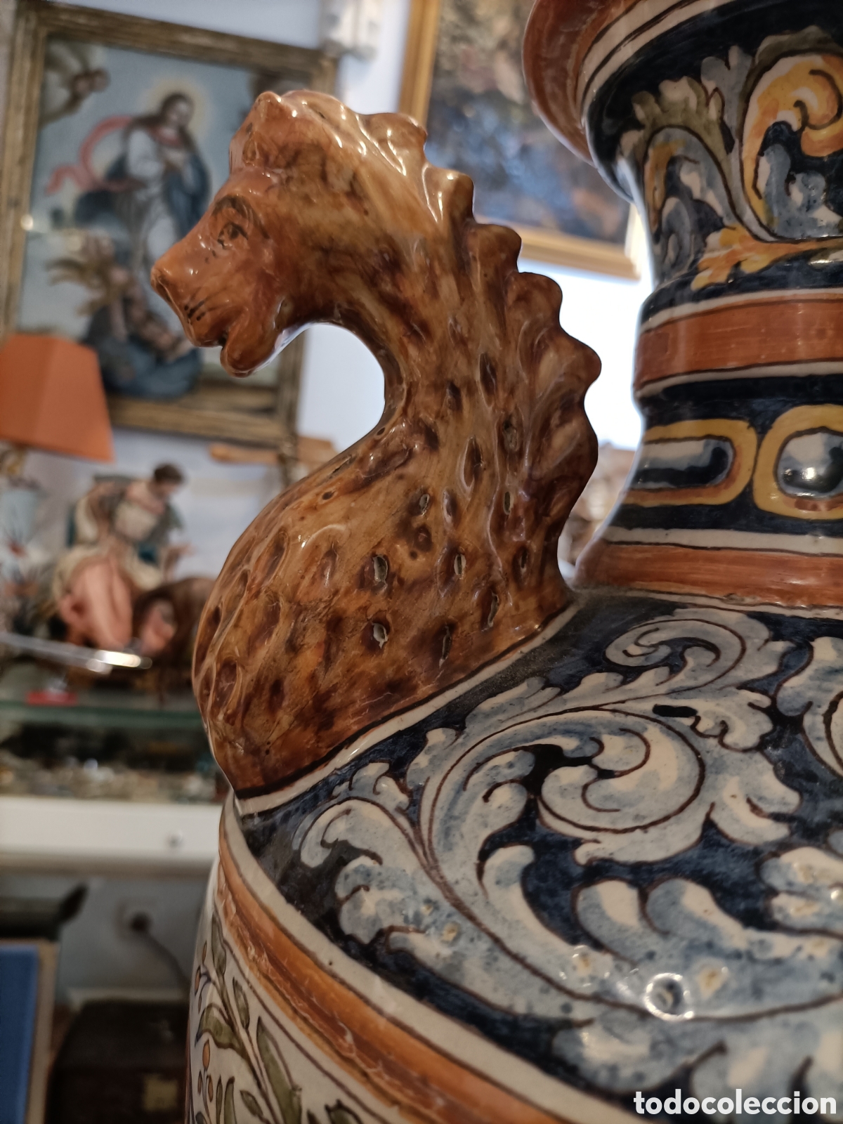 Antig&uuml;edades: Jarr&oacute;n de Talavera de Niveiro. - Foto 13