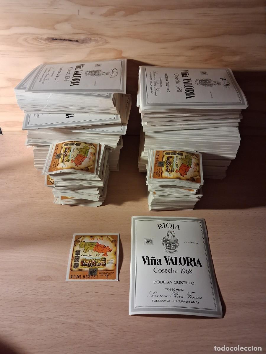 Antig&uuml;edades: Gran lote Etiquetas Vino Rioja. A&ntilde;o 1968 y 1990