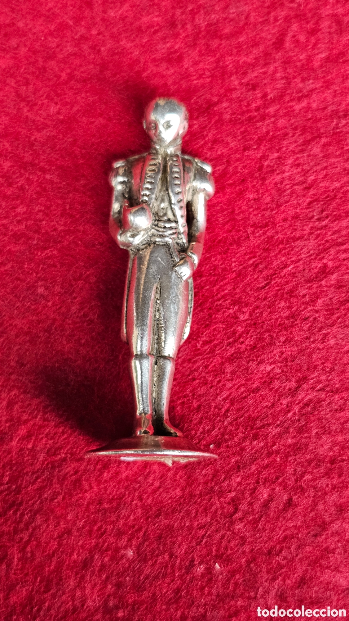 Antiquit&auml;ten: Figura militar de plata de ley contrastada