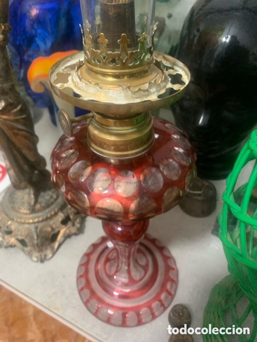 Antig&uuml;edades: Quinqu&eacute; Antiguo - KOSMOS BRENNER - En Bronce y Cristal de murano