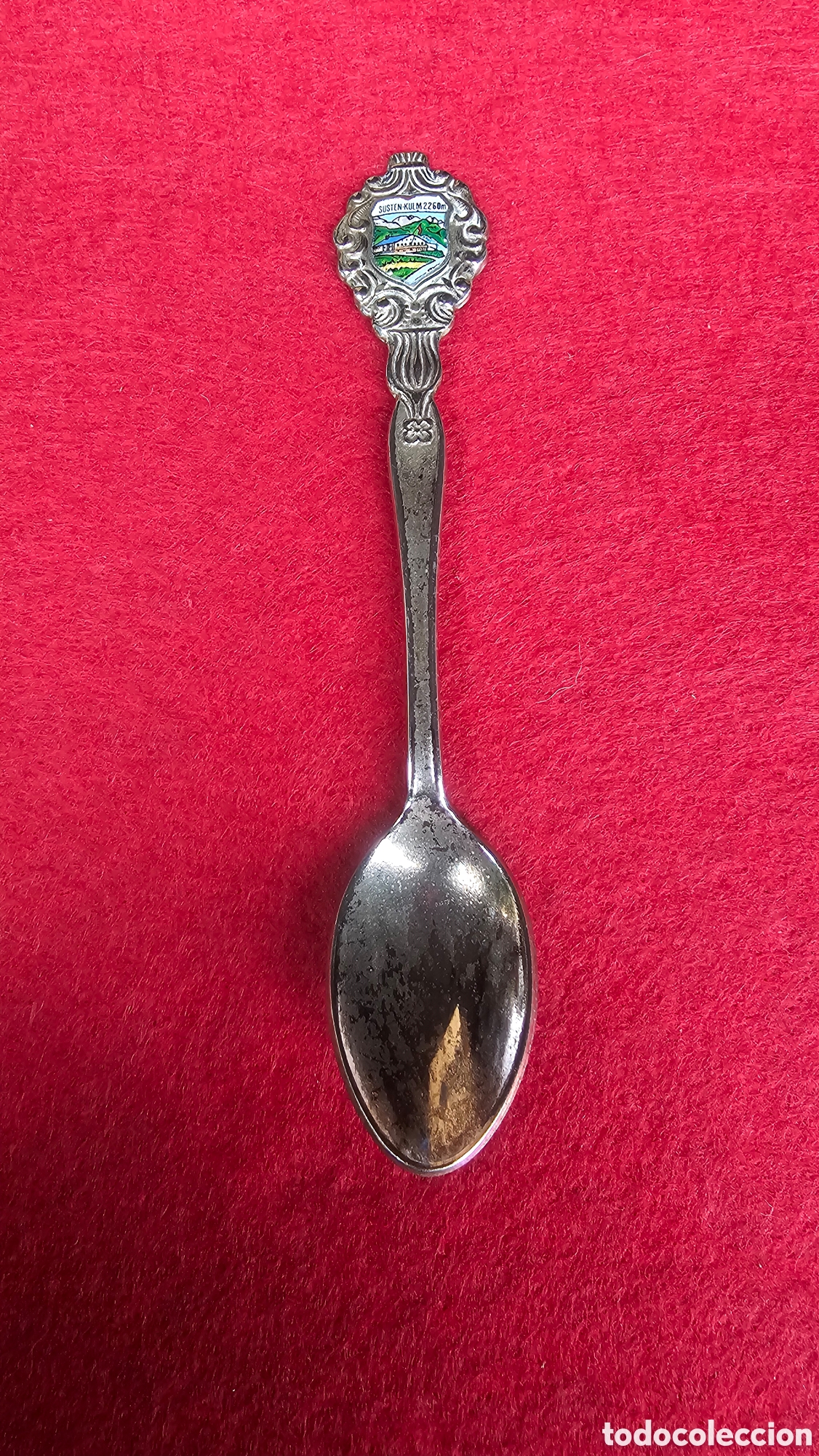 Antiquit&auml;ten: Cucharilla de plata de ley contrastada
