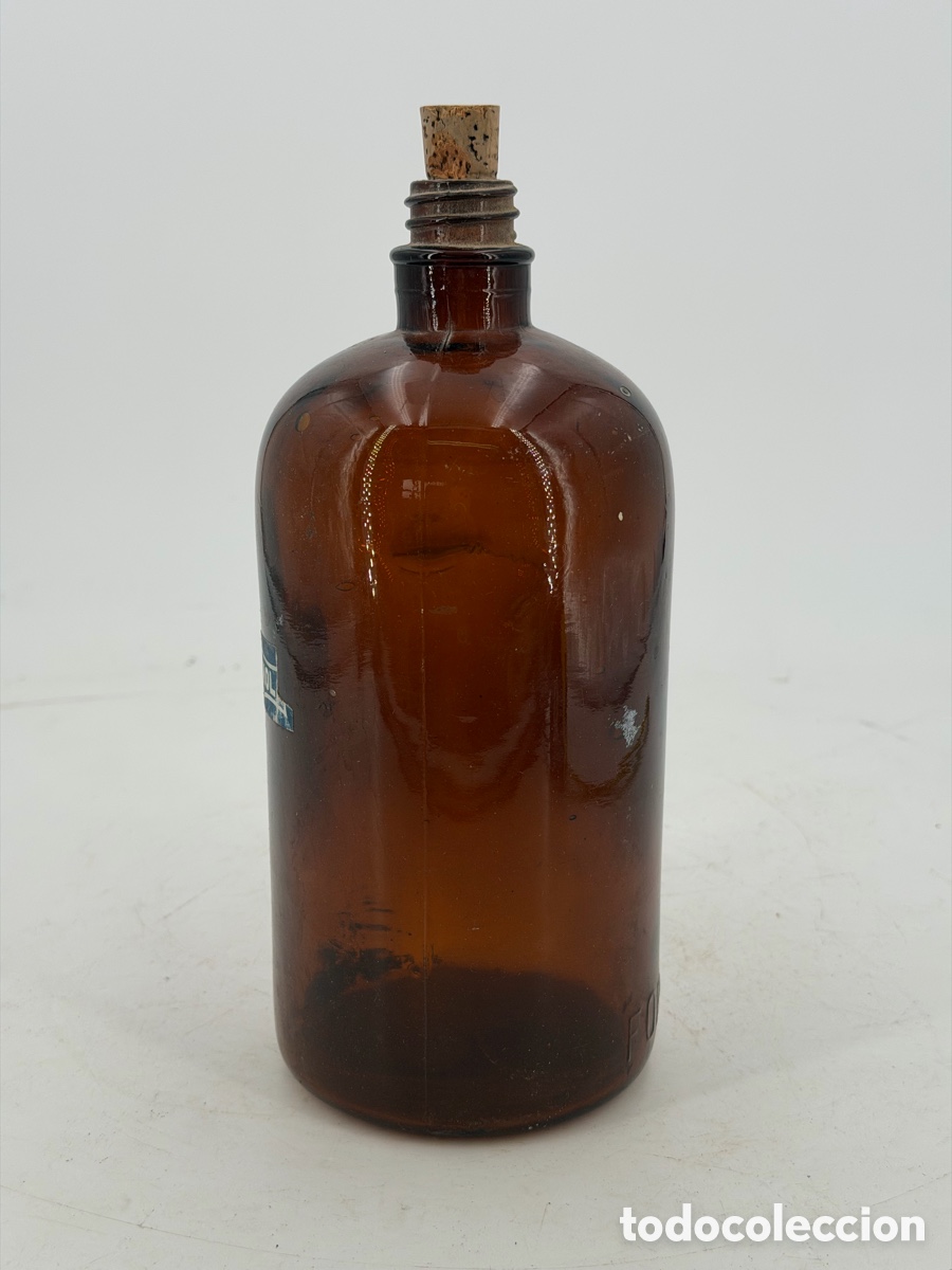 Antig&uuml;edades: Antiguo Frasco de Cristal - Foto 4