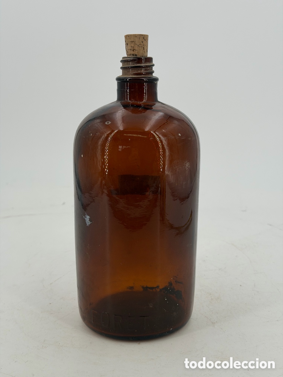 Antig&uuml;edades: Antiguo Frasco de Cristal - Foto 5