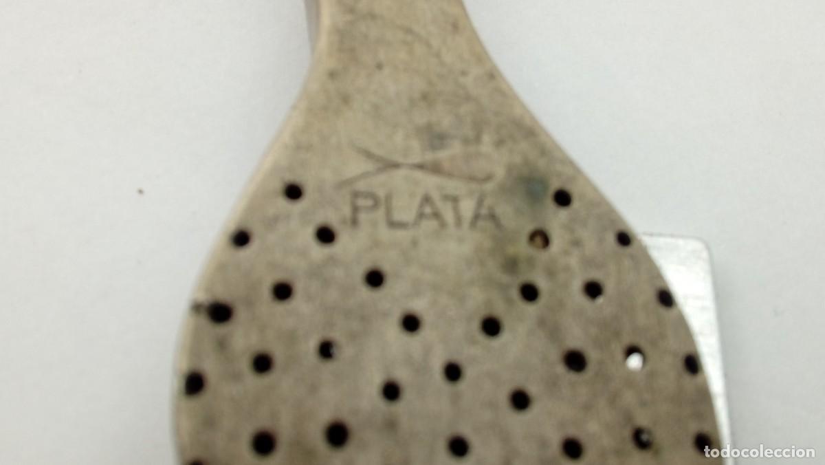 Antig&uuml;edades: BOMBILLA DE TOMAR MATE DE PLATA - Foto 3