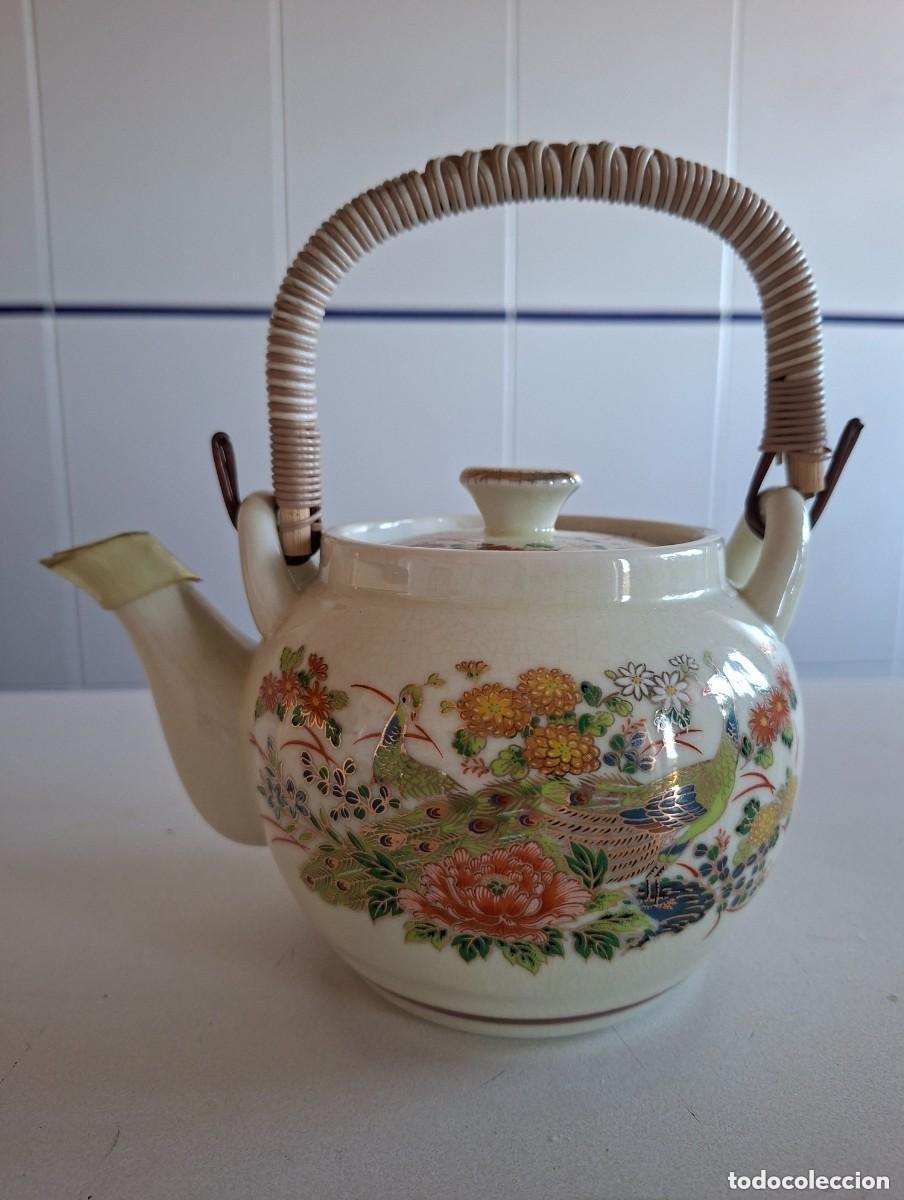 Antiquit&eacute;s: TETERA JAPONESA PORCELANA ESMALTADA - A&Ntilde;OS 70's
