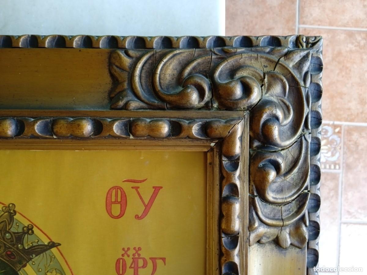 Antig&uuml;edades: Cuadro antiguo religioso Perpetuo Socorro - Foto 5