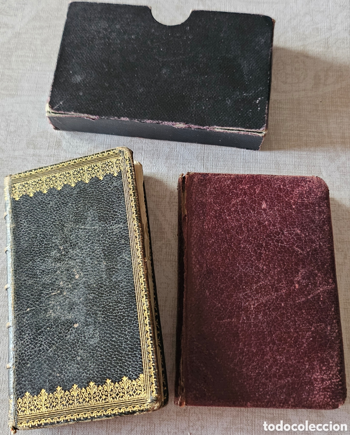 Antig&uuml;edades: Antiguo Set 2 Libros Lit&uacute;rgicos S. XIX + Estuche