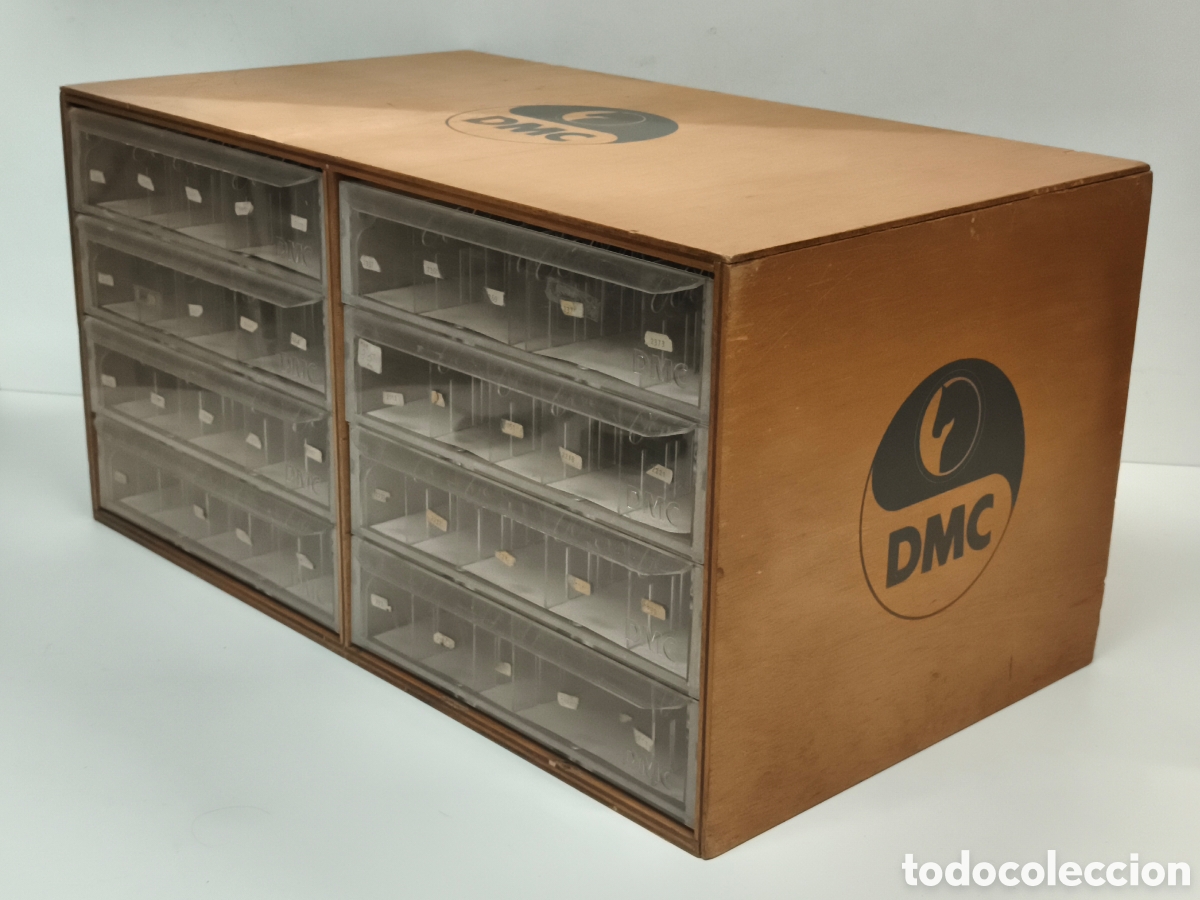 Antig&uuml;edades: Mueble cajones DMC para hilos - Foto 3