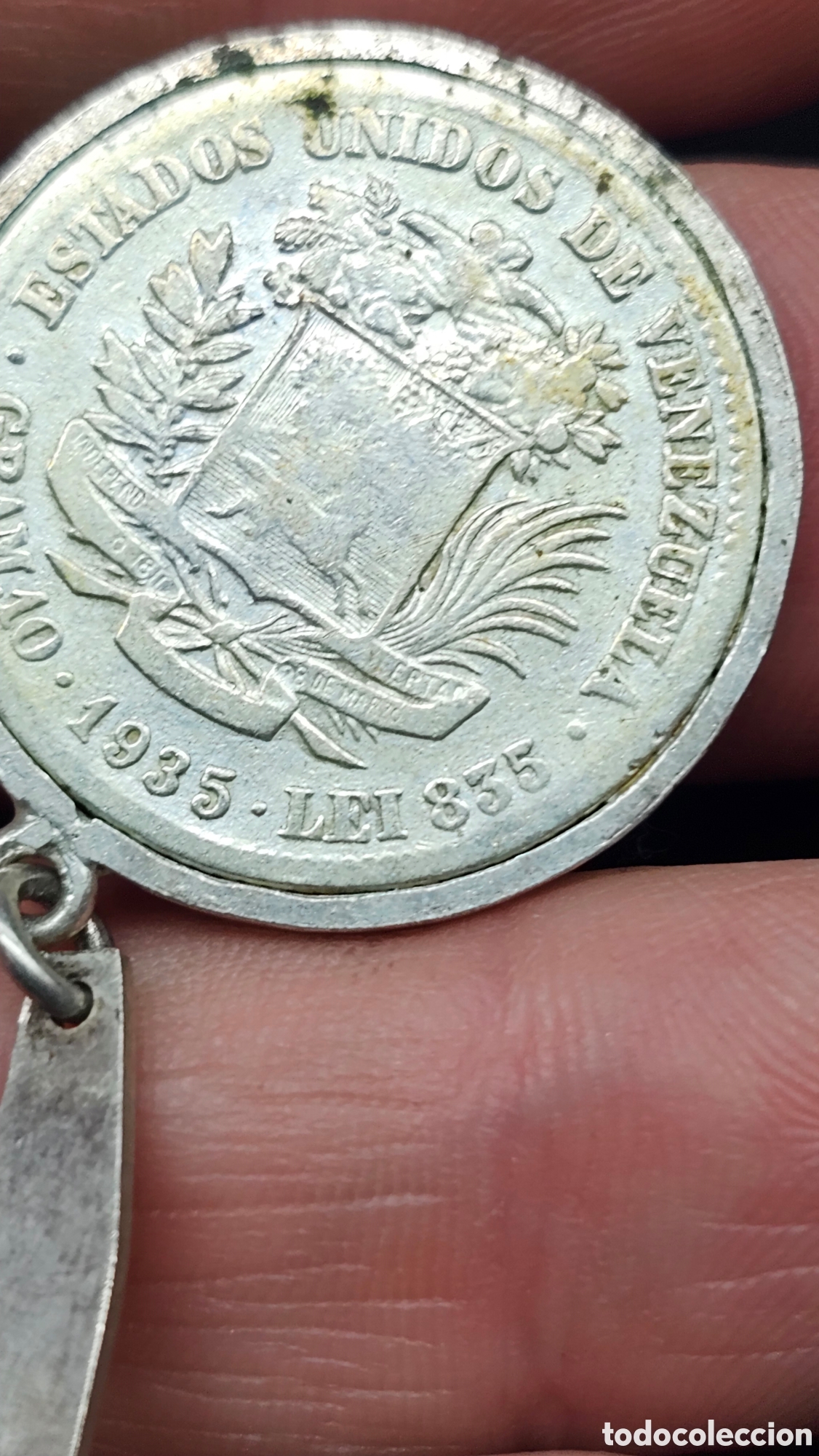 Antig&uuml;edades: Antiguo llavero de plata de ley - Foto 3