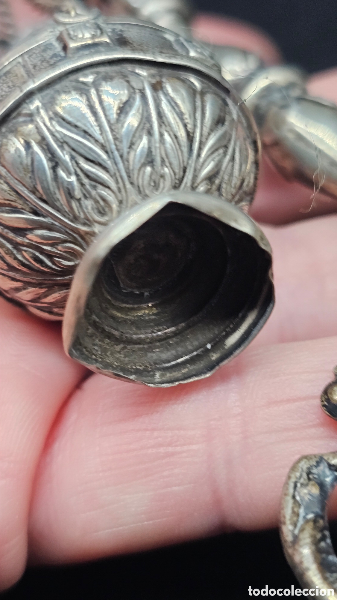 Antig&uuml;edades: Antiguo botafumeiro de plata de ley contrastada - Foto 7