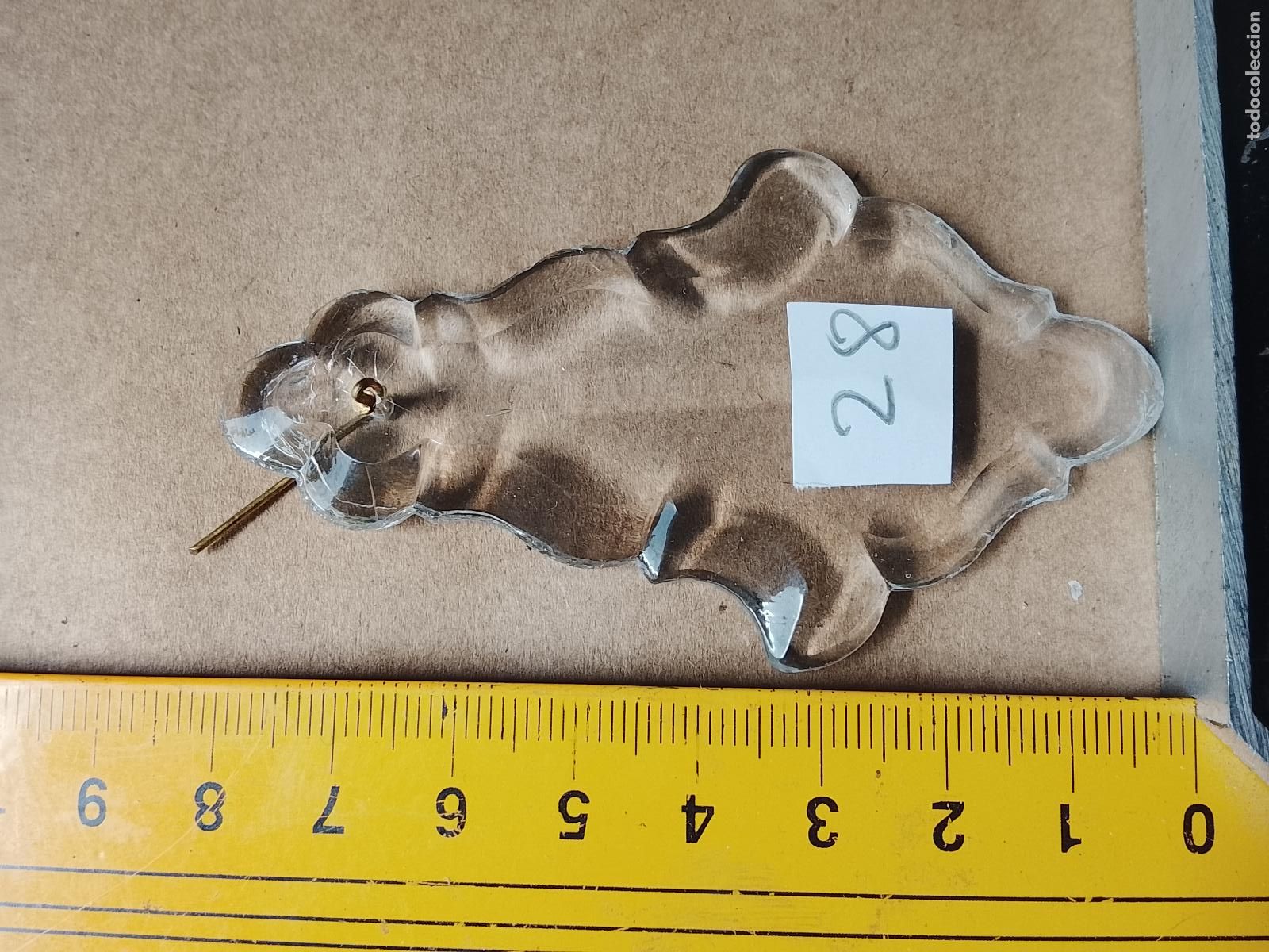 Antig&uuml;edades: LAGRIMA CRISTAL PARA REPUESTO DE LAMPARAS DE ARA&Ntilde;AS, CRISTAL ANTIGUA . VER TAMA&Ntilde;O EN FOTO