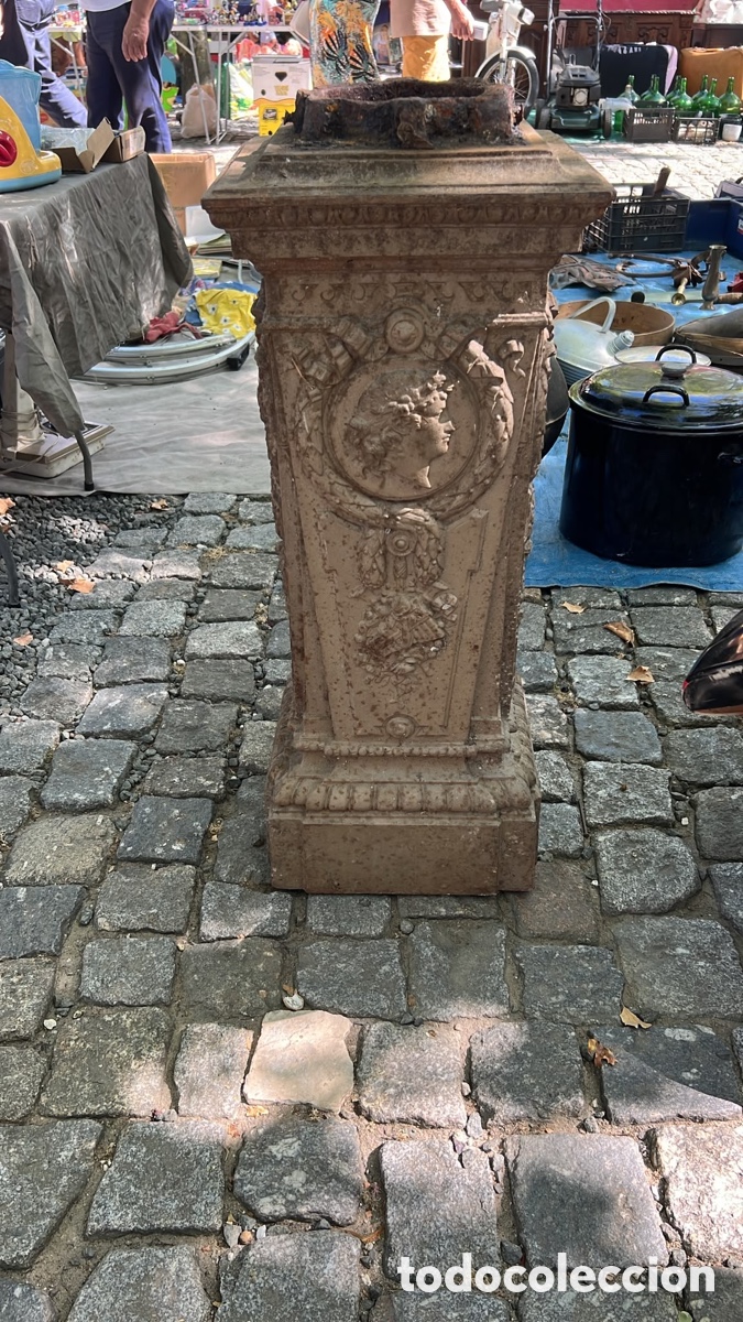 Antig&uuml;edades: Espectacular columna en hierro fundido A DURENNE Francia siglo XIX