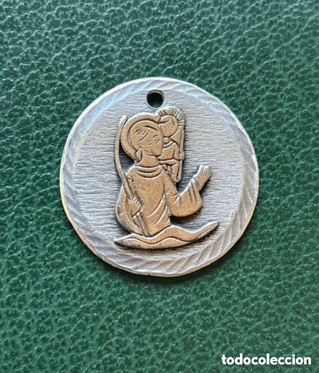 Oggetti Antichi: Medalla religiosa plata y oro religiosa (A15)