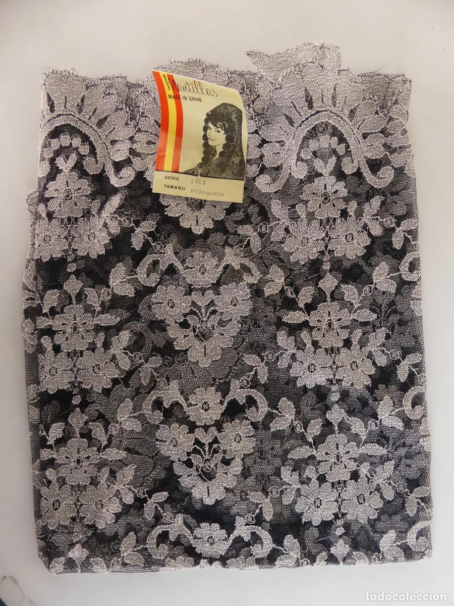 Antiguidades: MANTILLA ESPA&Ntilde;OLA MALAGUE&Ntilde;A NUEVA CON ETIQUETA