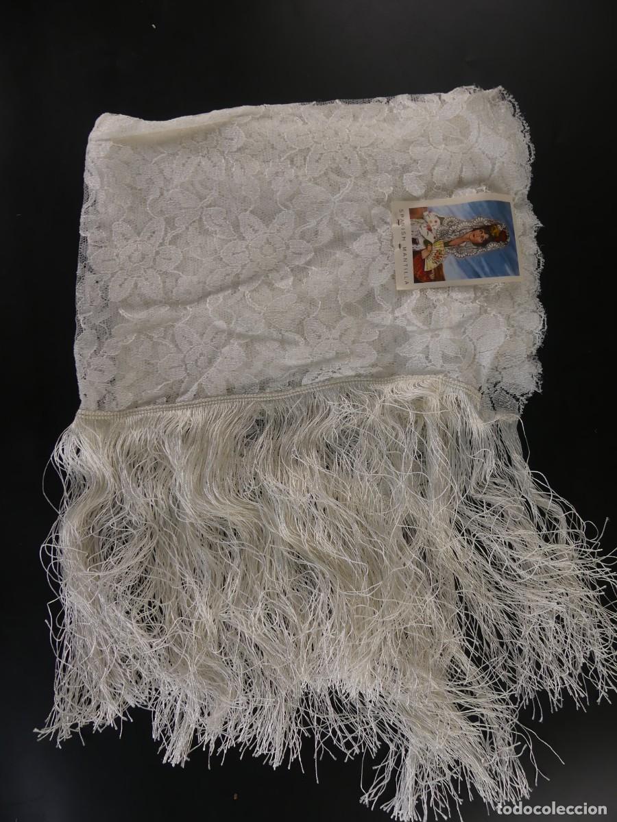 Antiguidades: MANTILLA ESPA&Ntilde;OLA ECHARPE NUEVA CON ETIQUETA