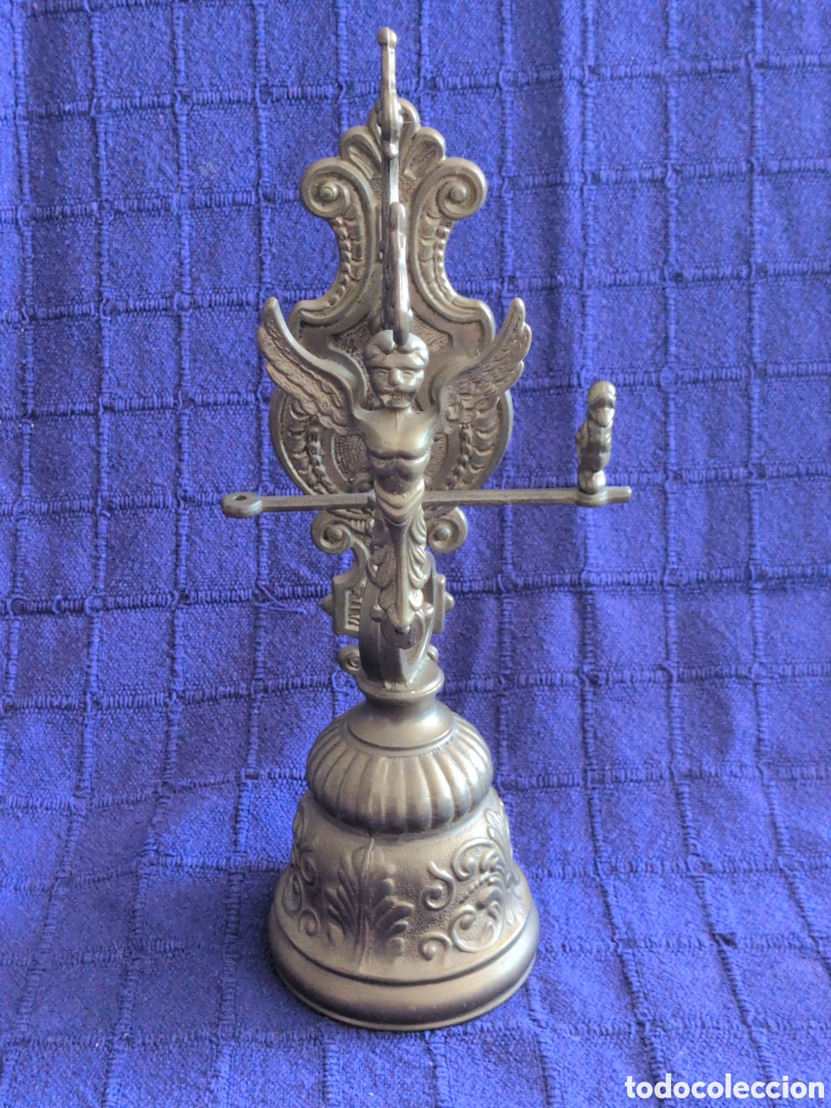 Antiques: Antigua Campana Lit&uacute;rgica de Pared - Bronce Macizo
