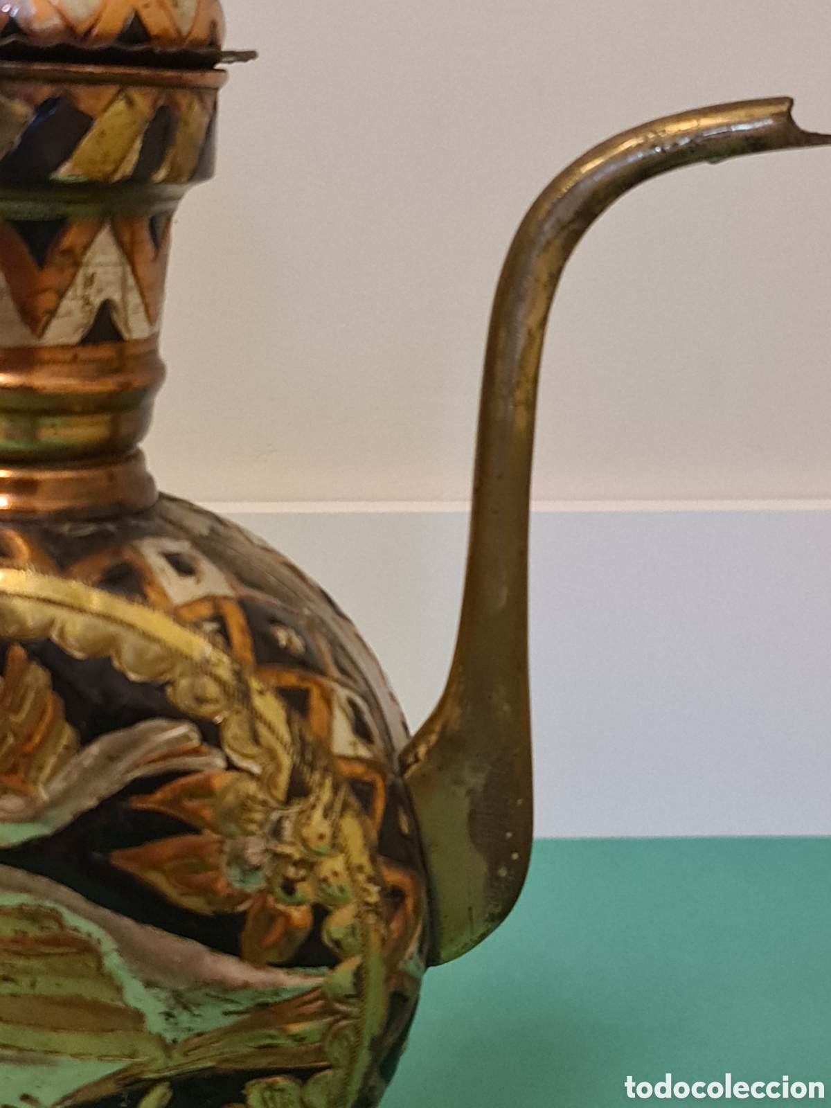 Antig&uuml;edades: Antigua tetera tunecina - Foto 7