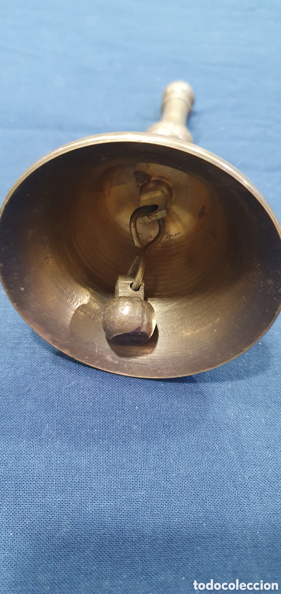 Antig&uuml;edades: Figura campana de bronce. (L134) - Foto 5