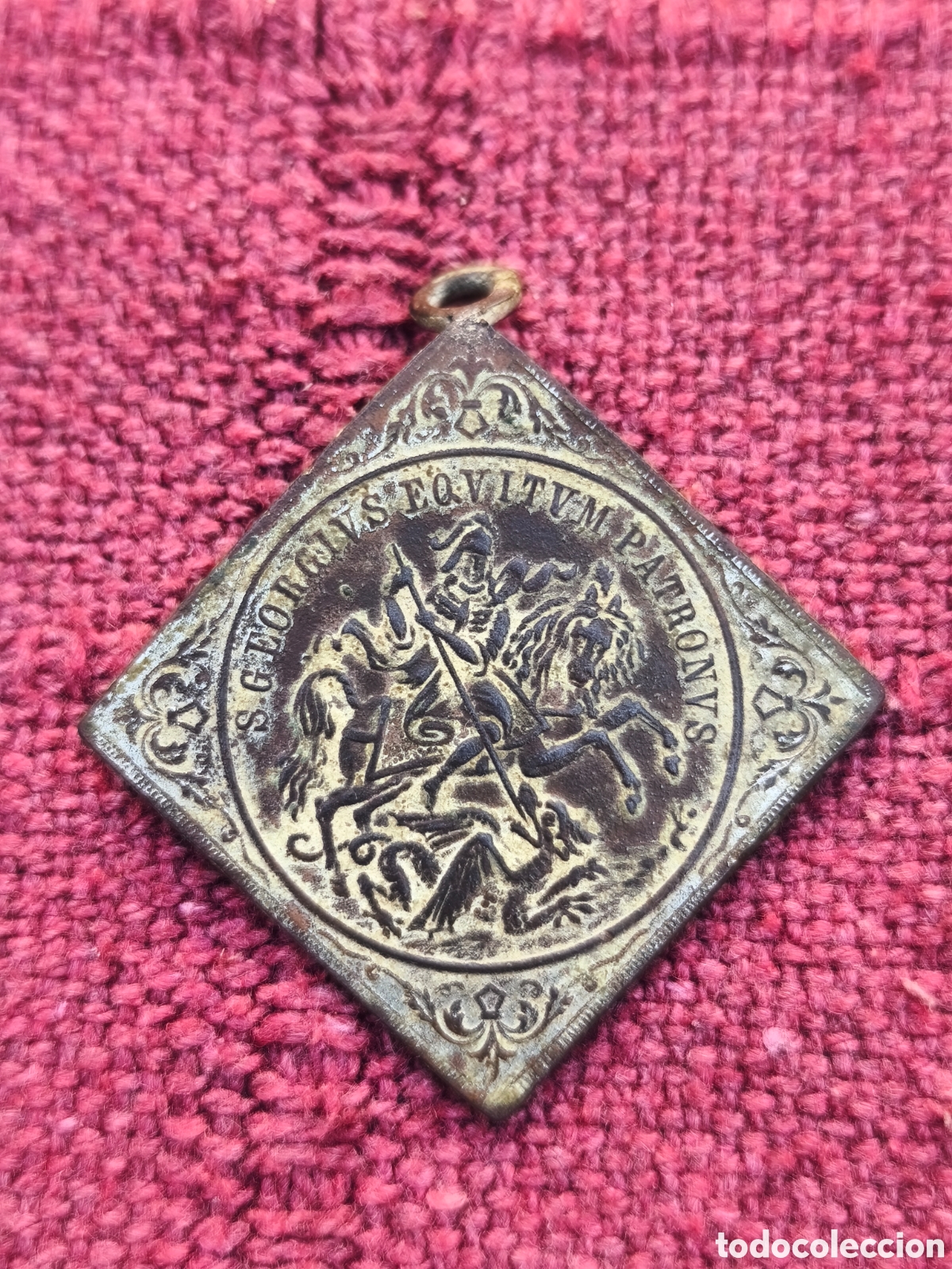 Antig&uuml;edades: MEDALLA ANTIGUA DE SAN JORGE