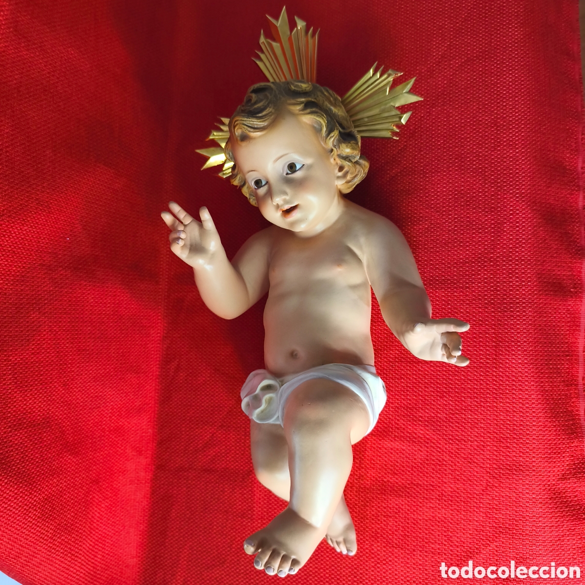 Antig&uuml;edades: Ni&ntilde;o Jes&uacute;s 36 cm Olot