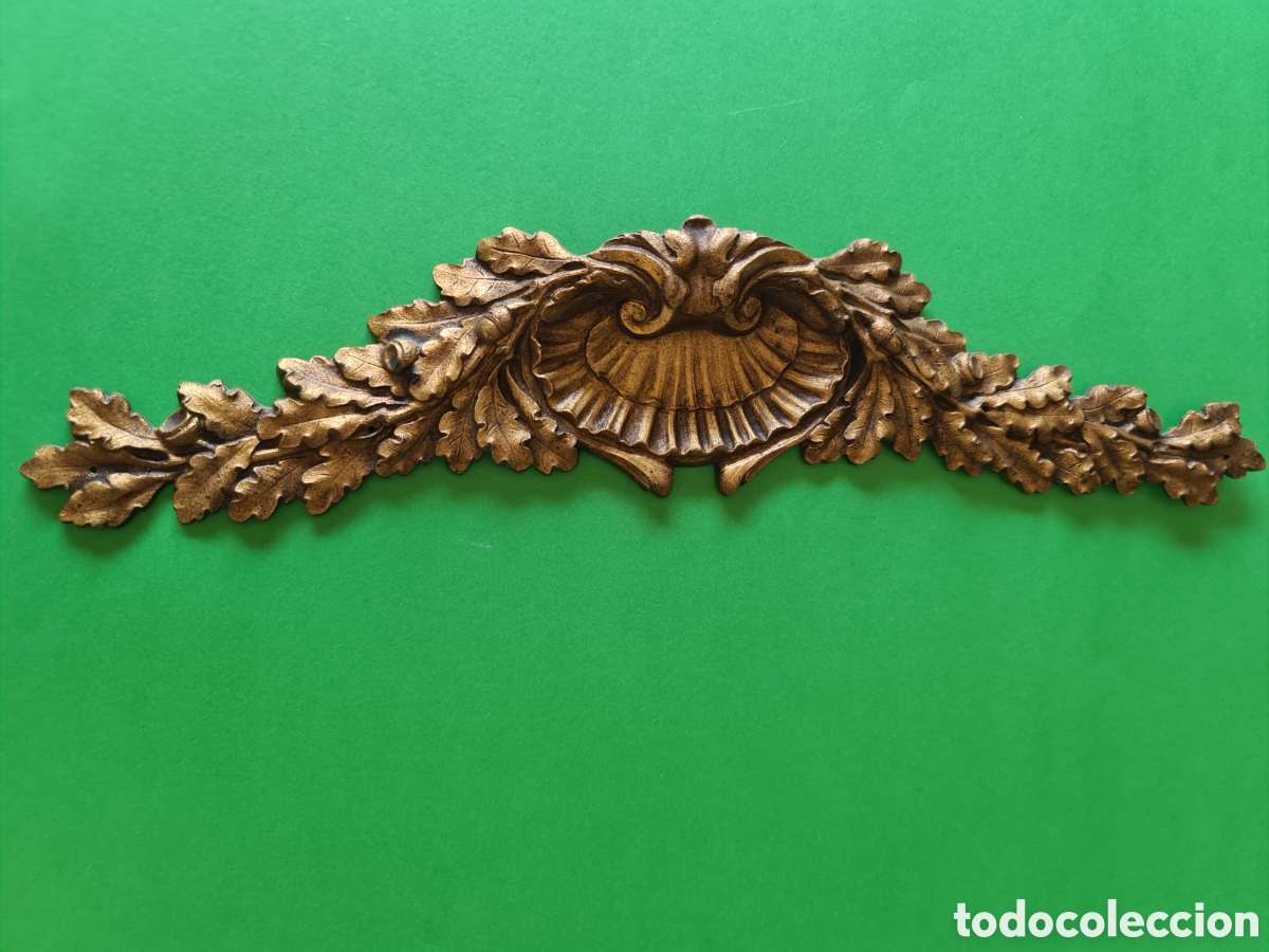 Antig&uuml;edades: Front&oacute;n antiguo mueble franc&eacute;s bronce - Foto 3