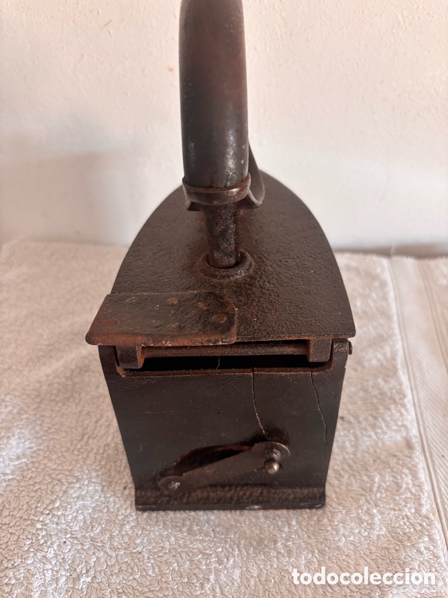 Antig&uuml;edades: Plancha antigua de carb&oacute;n - Foto 11