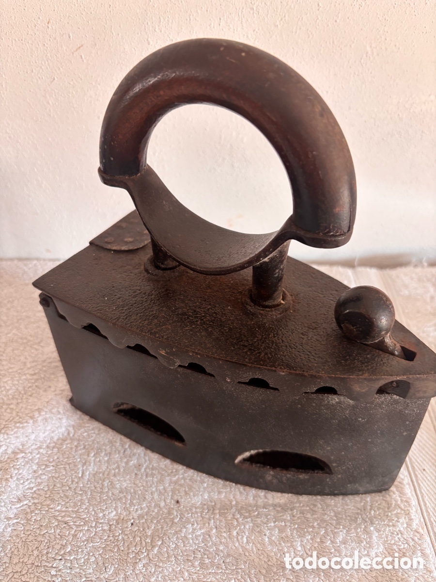 Antig&uuml;edades: Plancha antigua de carb&oacute;n - Foto 12