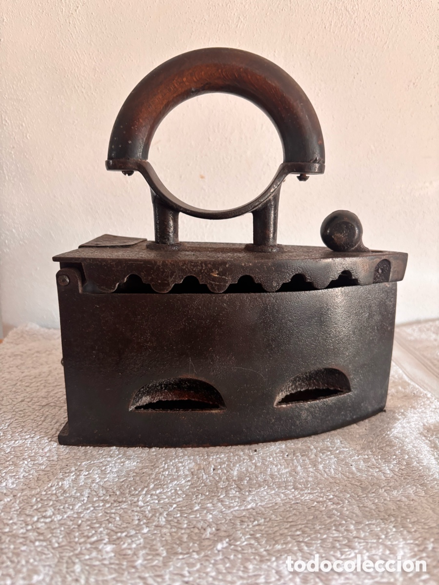 Antig&uuml;edades: Plancha antigua de carb&oacute;n - Foto 19