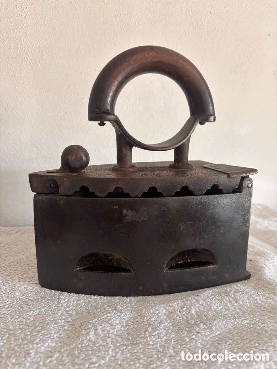 Antig&uuml;edades: Plancha antigua de carb&oacute;n - Foto 20