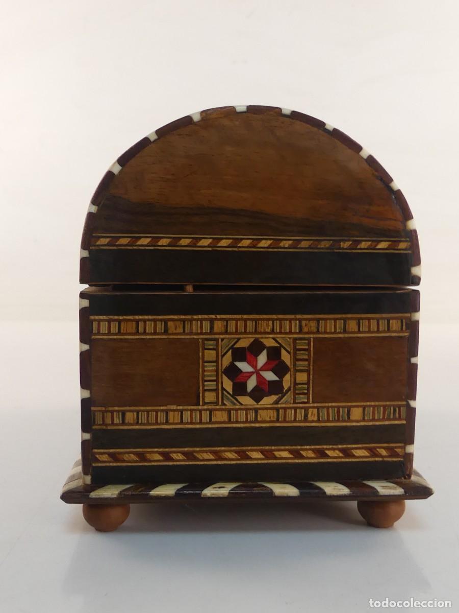 Antig&uuml;edades: CAJA DE MADERA ESTILO GRANADINO - Foto 6